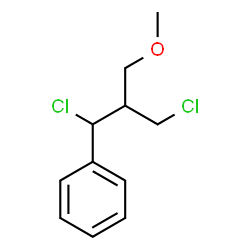 [1-Chloro-2-(chloromethyl)-3-methoxypropyl]benzene structure