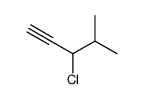 3-Chloro-4-methyl-1-pentyne Structure