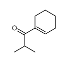 1-(1-cyclohexenyl)-2-methylpropan-1-one结构式