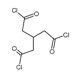 3-chlorocarbonylmethyl-pentanedioyl chloride结构式