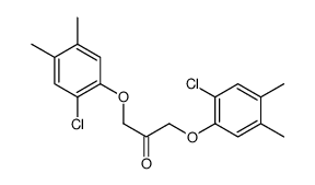 1,3-bis(2-chloro-4,5-dimethylphenoxy)propan-2-one结构式