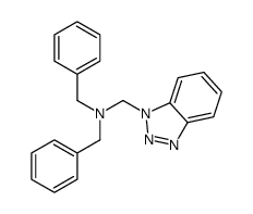 N-((1H-苯并[d][1,2,3]三唑-1-基)甲基)-N-苄基-1-苯甲胺结构式