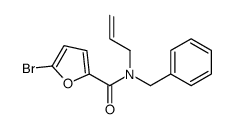 N-benzyl-5-bromo-N-prop-2-enylfuran-2-carboxamide结构式