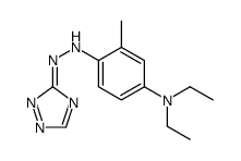 4-N,4-N-diethyl-2-methyl-1-N-(1,2,4-triazol-3-ylideneamino)benzene-1,4-diamine结构式