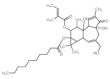 佛波醇-12-癸酸-13-癸酸盐结构式