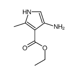 ethyl 4-amino-2-methyl-1H-pyrrole-3-carboxylate结构式