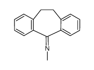 N-methyl-10,11-dihydro-5H-dibenzo(a,d)cyclohepten-5-imine结构式