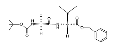 Boc-Ala-D-Val-OCH2Ph结构式