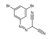 2-[(3,5-dibromophenyl)diazenyl]propanedinitrile Structure