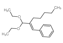 alpha-amyl cinnamaldehyde diethyl acetal Structure
