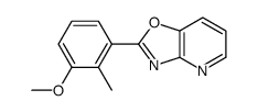 2-(3-Methoxy-2-Methylphenyl)oxazolo[4,5-b]pyridine structure