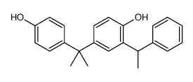 4-[2-(4-hydroxyphenyl)propan-2-yl]-2-(1-phenylethyl)phenol Structure