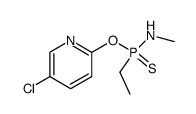 O-(5-Chlor-2-pyridinyl)-P-ethyl-N-methylphosphonamidothioat结构式