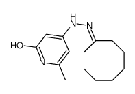 4-(2-cyclooctylidenehydrazinyl)-6-methyl-1H-pyridin-2-one Structure
