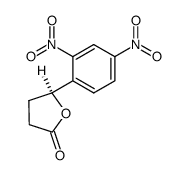 γ-2,4-Dinitrophenyl-γ-butyrolacton结构式