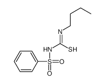 1-(benzenesulfonyl)-3-butylthiourea结构式