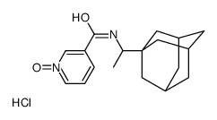 N-(1-(1-ADAMANTYL)ETHYL)NICOTINAMIDE 1-OXIDE HYDROCHLORIDE Structure