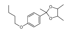 2-(4-butoxyphenyl)-2,4,5-trimethyl-1,3-dioxolane结构式