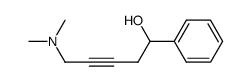 5-Dimethylamino-1-phenyl-3-pentin-1-ol Structure