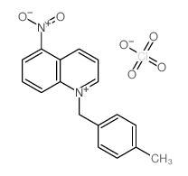 Quinolinium, 1-[(4-methylphenyl)methyl]-5-nitro-, perchlorate Structure