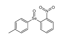 1-(4-methylphenyl)seleninyl-2-nitrobenzene Structure