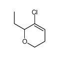 5-chloro-6-ethyl-3,6-dihydro-2H-pyran Structure
