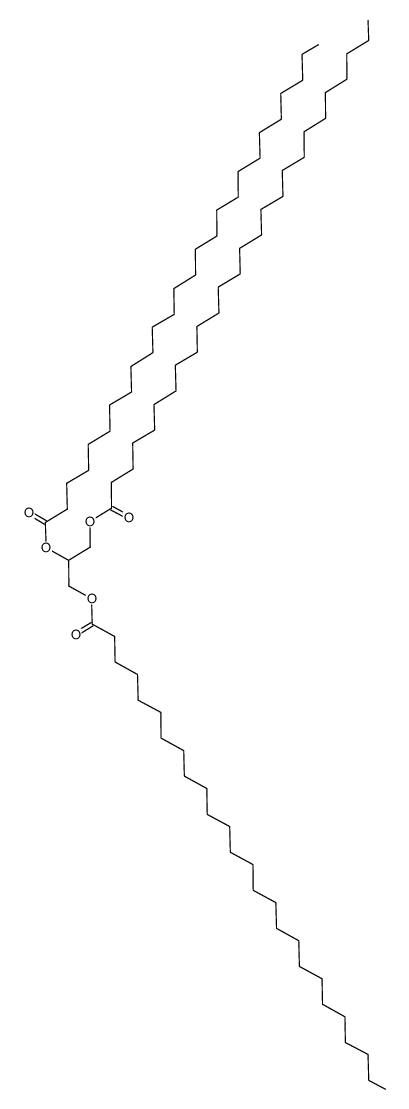 1,2,3-tris-hexacosanoyloxy-propane Structure