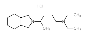 4-(1,3,3a,4,5,6,7,7a-octahydroisoindol-2-yl)-N,N-diethyl-pentan-1-amine structure