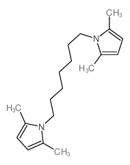 Pyrrole,1,1'-heptamethylenebis[2,5-dimethyl- (8CI) structure