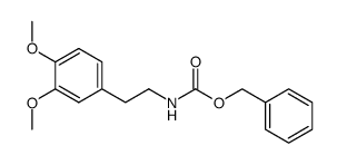 [2-(3,4-dimethoxy-phenyl)-ethyl]-carbamic acid benzyl ester Structure