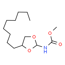 METHYL NONYLDIOXOLANE CARBAMATE Structure