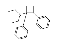 N,N-diethyl-1,2-diphenylcyclobutan-1-amine Structure