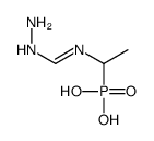 1-(hydrazinylmethylideneamino)ethylphosphonic acid结构式