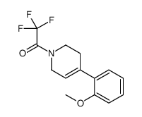 2,2,2-trifluoro-1-[4-(2-methoxyphenyl)-3,6-dihydro-2H-pyridin-1-yl]ethanone Structure