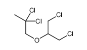 2,2-dichloro-1-(1,3-dichloropropan-2-yloxy)propane Structure