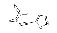 5-[2-(1-azabicyclo[3.2.2]nonan-4-yl)ethynyl]-1,2-oxazole结构式