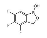 4,5,6-trifluoro-1-hydroxy-3H-2,1-benzoxaborole结构式