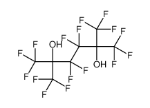 1,1,1,3,3,4,4,6,6,6-decafluoro-2,5-bis(trifluoromethyl)hexane-2,5-diol结构式