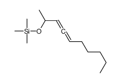 deca-3,4-dien-2-yloxy(trimethyl)silane Structure