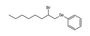 2-bromooctyl phenyl selenide Structure