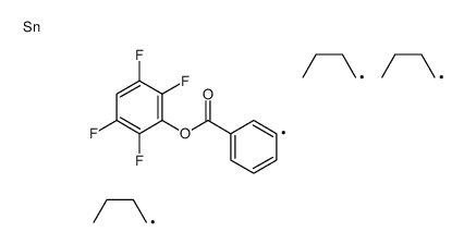 (2,3,5,6-tetrafluorophenyl) 3-tributylstannylbenzoate结构式