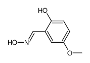 (E)-5-methoxy-2-hydroxybenzaldehyde oxime结构式