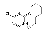 N'-(4-chloro-1,3,5-triazin-2-yl)hexane-1,6-diamine Structure