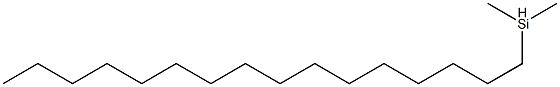 HexadecylDimethylsilane structure