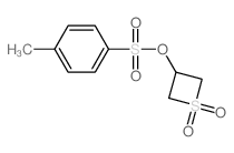 3-(4-methylphenyl)sulfonyloxythietane 1,1-dioxide Structure