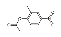 acetic acid 2-methyl-4-nitrophenyl ester结构式