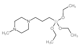 triethoxy-[3-(4-methylpiperazin-1-yl)propyl]silane Structure