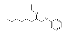 1-Phenylseleno-2-ethoxyoctan结构式