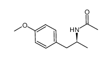 (S)-N-(1-(4-methoxyphenyl)propan-2-yl)acetamide Structure