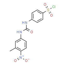 4-[3-(3-METHYL-4-NITROPHENYL)UREIDO]BENZENESULFONYLCHLORIDE Structure